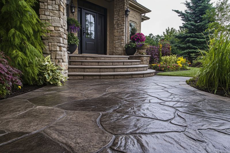 Decorative Concrete Walkway