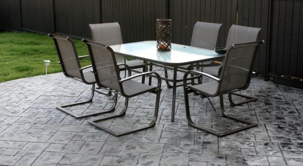 Porch Stamping in Des Moines
